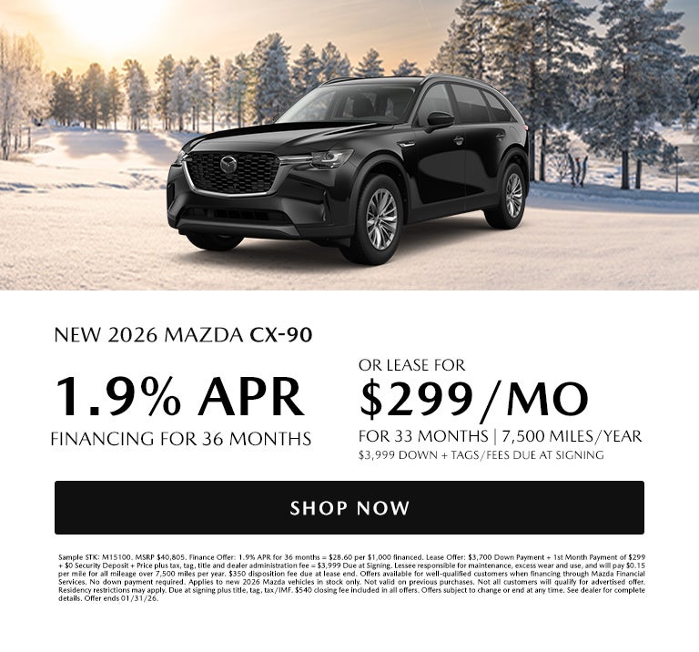 New 2026 Mazda CX-90
