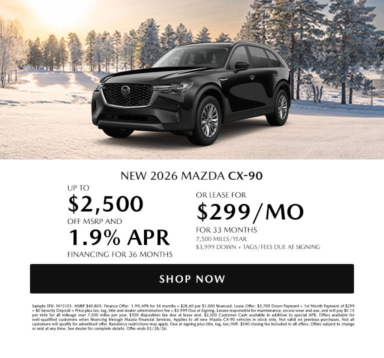 New 2026 Mazda CX-90