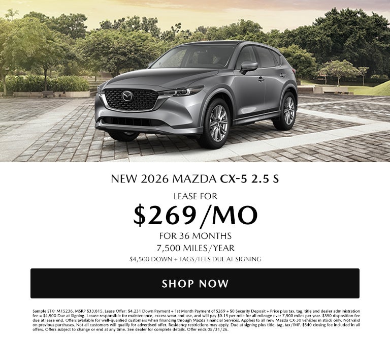 New 2026 Mazda CX-5 2.5 S