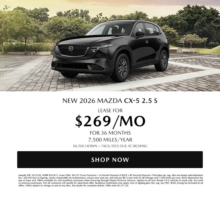 New 2026 Mazda CX-5 2.5 S