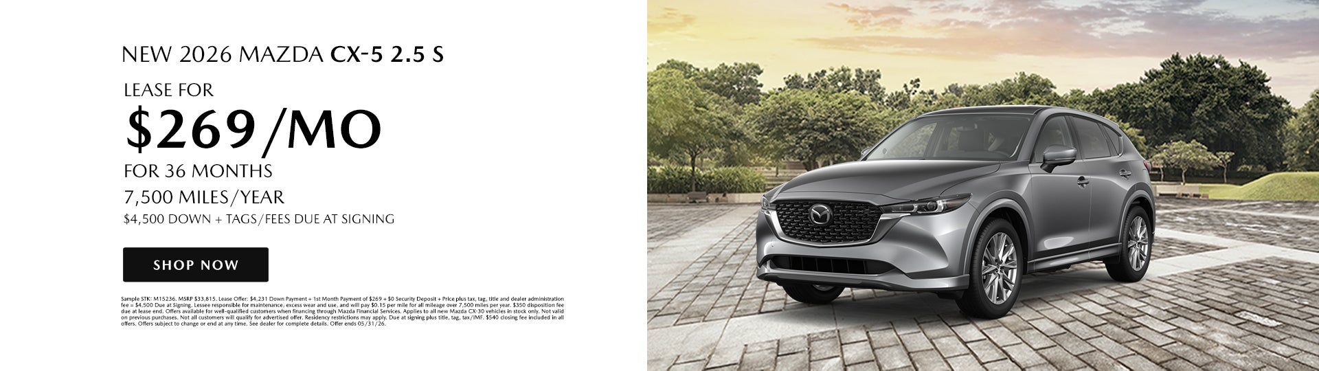 New 2026 Mazda CX-5 2.5 S