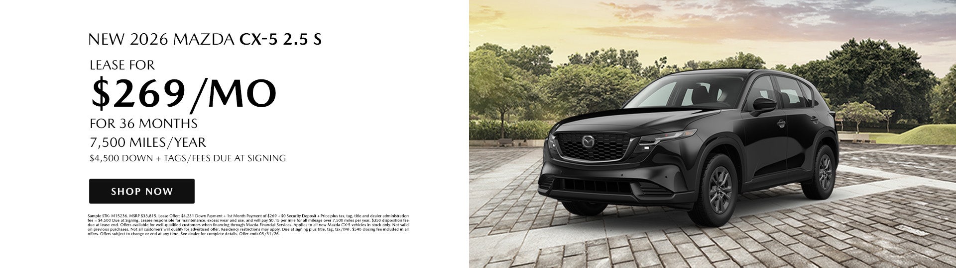 New 2026 Mazda CX-5 2.5 S