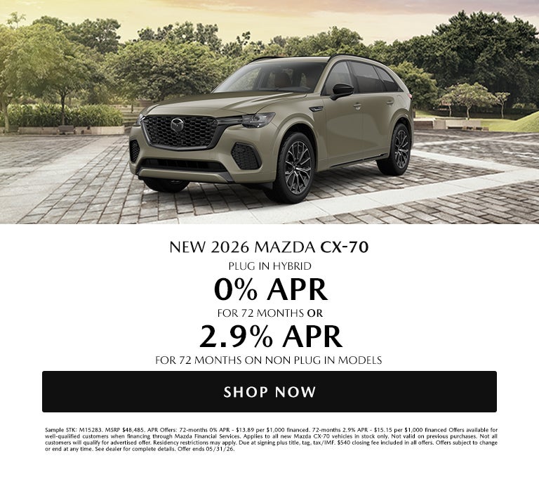 New 2026 Mazda CX-70