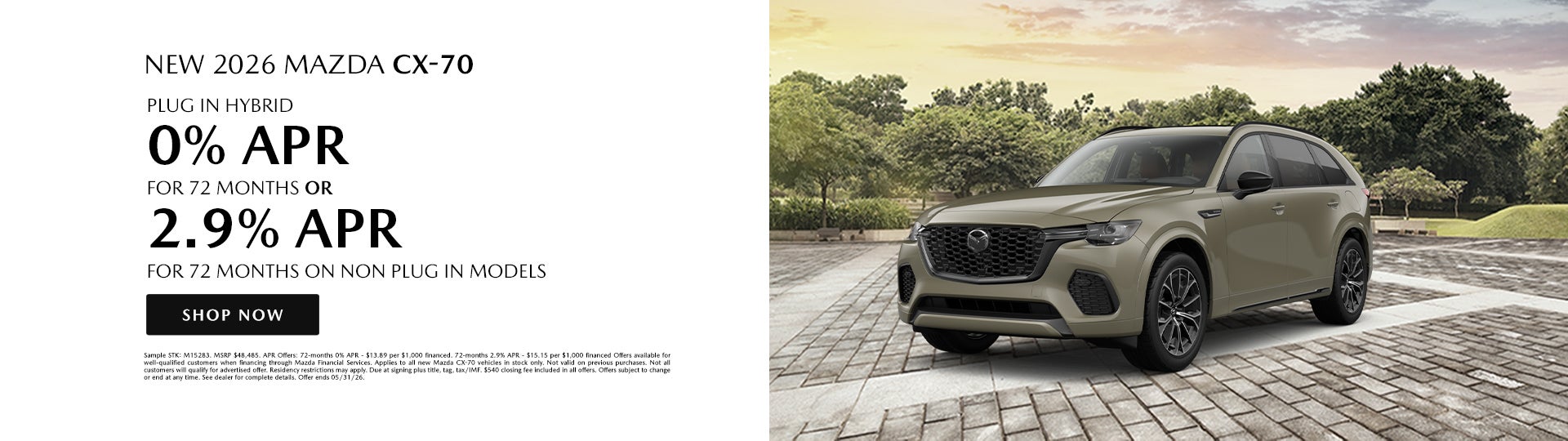 New 2026 Mazda CX-70