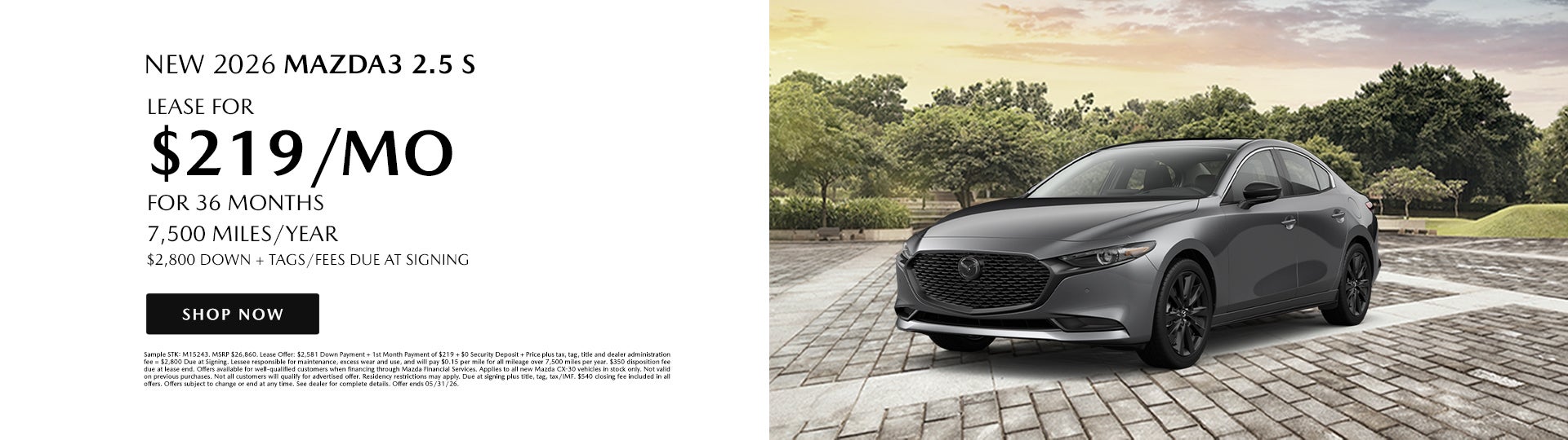 New 2026 Mazda CX-3 2.5 S