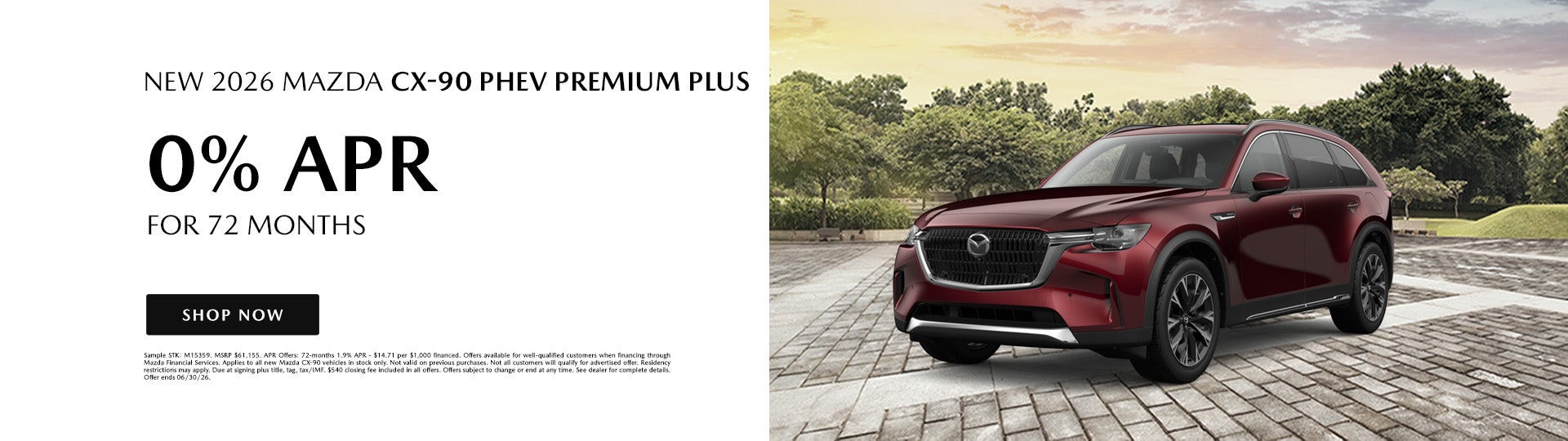 New 2026 Mazda CX-90 PHEV Premium Plus