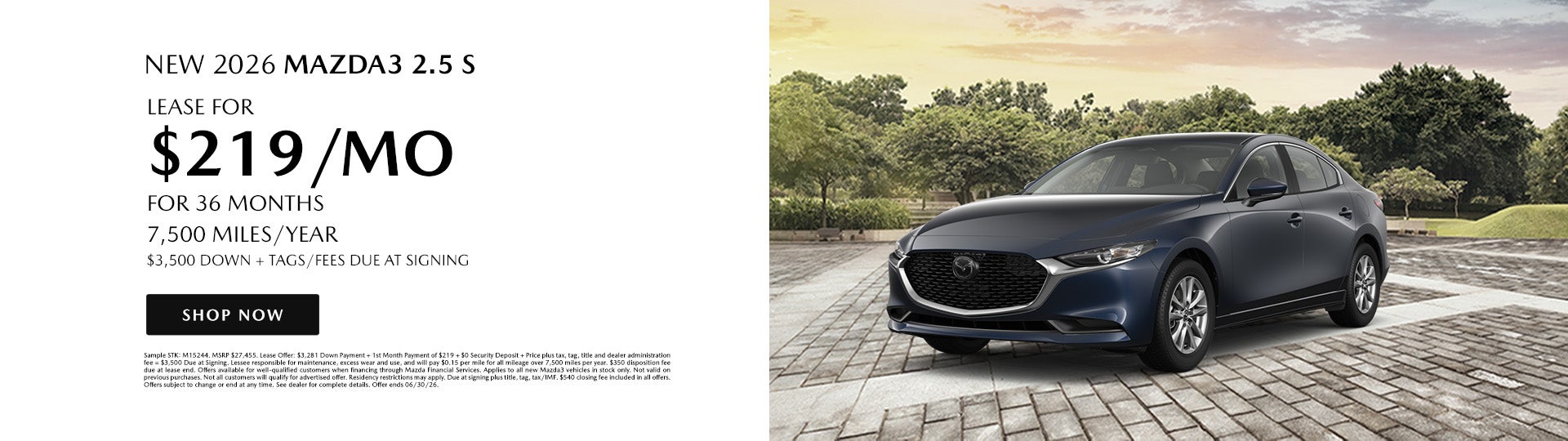 New 2026 Mazda3 2.5 S