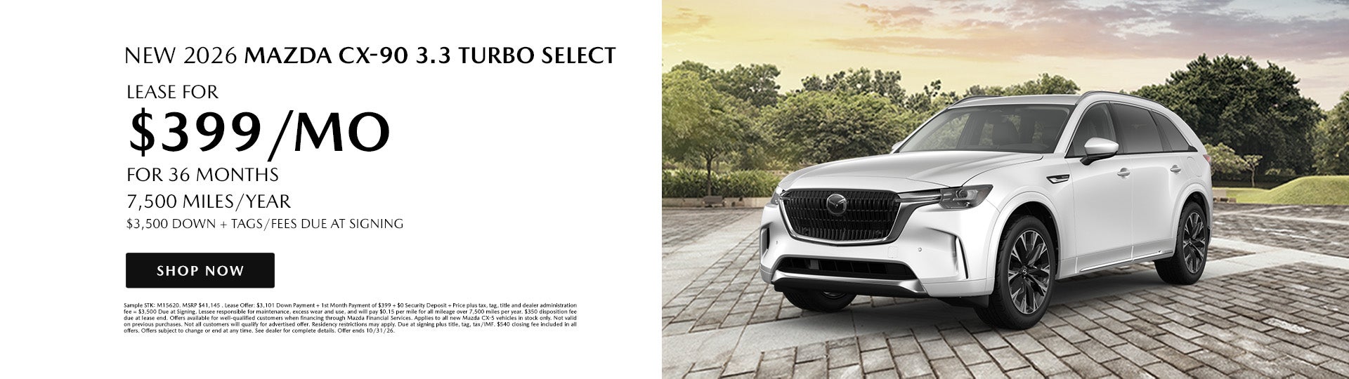 New 2026 Mazda CX-90 3.3 Turbo Select